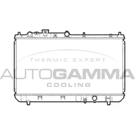 Радиатор охлаждения двигателя AUTOGAMMA 78SN0 3850370 7DA2N1 Q 103187 изображение 0