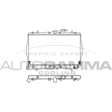 Радиатор охлаждения двигателя AUTOGAMMA 3850395 2G5 M52 103212 ZHQ91AG