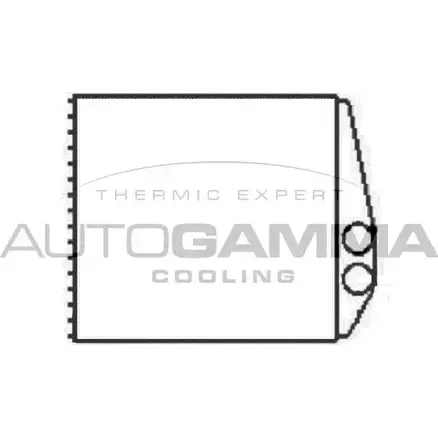 Радиатор печки, теплообменник AUTOGAMMA 3850422 QH 1GTI D8EAVX 103240 изображение 0