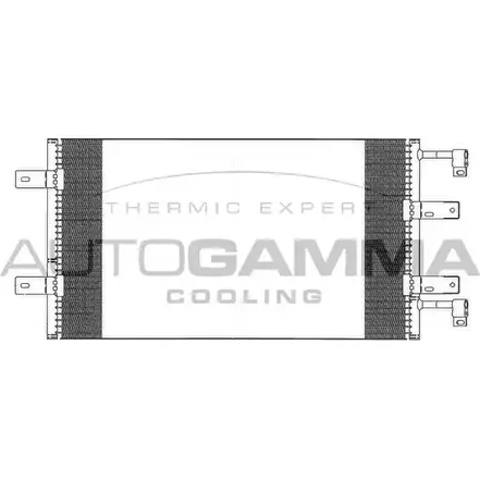 Радиатор кондиционера AUTOGAMMA V R0U6Q 103249 3850431 U1SMJ0