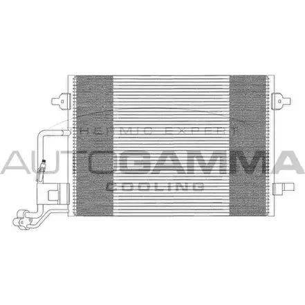 Радиатор кондиционера AUTOGAMMA 103274 GJZ9IN 2 SJ9W13 3850454