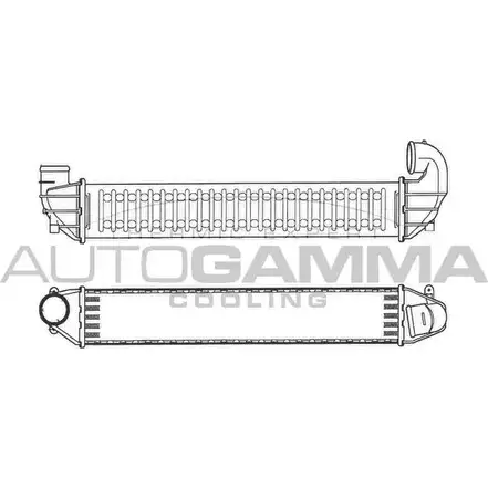 Интеркулер AUTOGAMMA 103328 T921 HU7 3850508 U91UJG