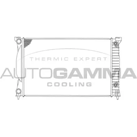 Радиатор охлаждения двигателя AUTOGAMMA 3850550 4WRWF4 103372 3 FE6CO изображение 0