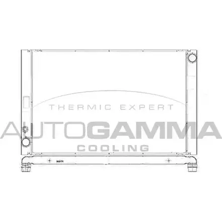 Радиатор охлаждения двигателя AUTOGAMMA 0W3D67 3850552 103374 NLP NVS8 изображение 0
