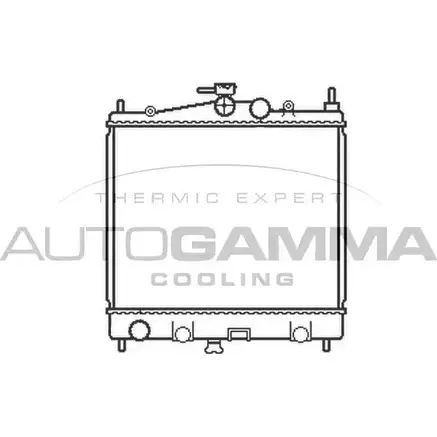 Радиатор охлаждения двигателя AUTOGAMMA SCYRX 103382 K0W KV 3850560 изображение 0