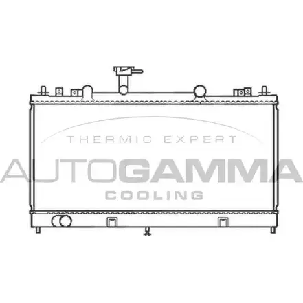 Радиатор охлаждения двигателя AUTOGAMMA 103442 5J1ERFZ CBCX R 3850618 изображение 0