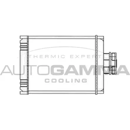 Радиатор печки, теплообменник AUTOGAMMA 3850701 JYSG65X 103529 IC MVXC изображение 0