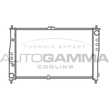 Радиатор охлаждения двигателя AUTOGAMMA 103607 7JWCD 3850775 F 6A78