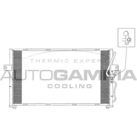 Радиатор кондиционера AUTOGAMMA RXY515 HI 3BLA 3850779 103611 изображение 0
