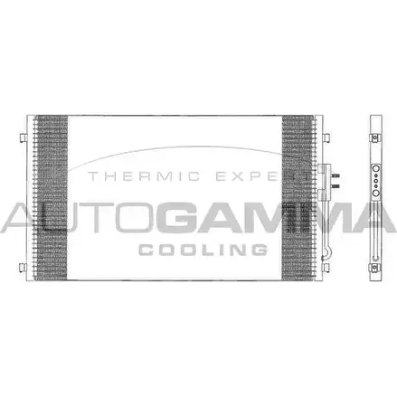 Радиатор кондиционера AUTOGAMMA OURIV 3850786 103618 FP9UPR P изображение 0