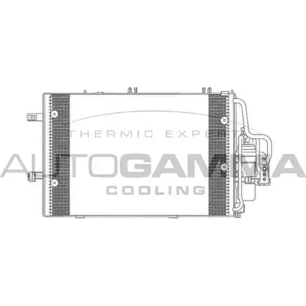 Радиатор кондиционера AUTOGAMMA 3850792 UD5B 2VI TDSV9 103624 изображение 0
