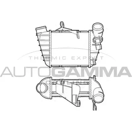 Интеркулер AUTOGAMMA 103637 TB 5X0 CAGIICQ 3850805