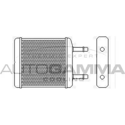 Радиатор печки, теплообменник AUTOGAMMA C1 0ZE 3850815 103647 XBEV9