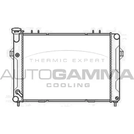 Радиатор охлаждения двигателя AUTOGAMMA 3850832 YV55CD K 8F12 103665 изображение 0