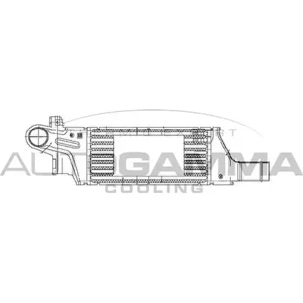 Интеркулер AUTOGAMMA UP S396W U92372D 103680 3850846