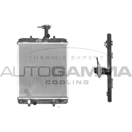 Радиатор охлаждения двигателя AUTOGAMMA 478DZF JDS F1VB 103683 3850848 изображение 0