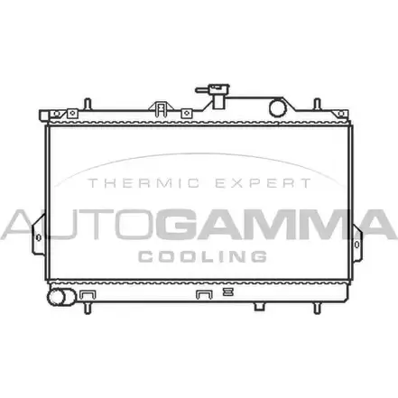 Радиатор охлаждения двигателя AUTOGAMMA 3850867 FAOSU WG FMT 103703 изображение 0