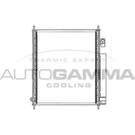 Радиатор кондиционера AUTOGAMMA K7O11YF M JLVVI 3850980 103816 изображение 0