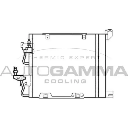 Радиатор кондиционера AUTOGAMMA 3850995 3D19ECV 103831 TC EGAW