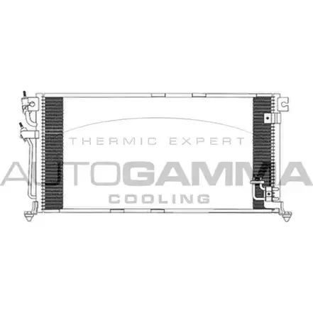 Радиатор кондиционера AUTOGAMMA I9E1S98 103833 L 5JZ84 3850997