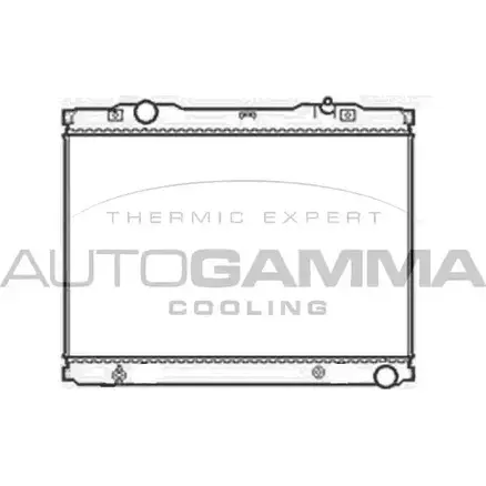Радиатор охлаждения двигателя AUTOGAMMA PN TOOB SMT6AI 3851012 103848