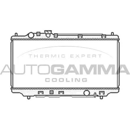 Радиатор охлаждения двигателя AUTOGAMMA GE09G HN6Q 3K 103854 3851018