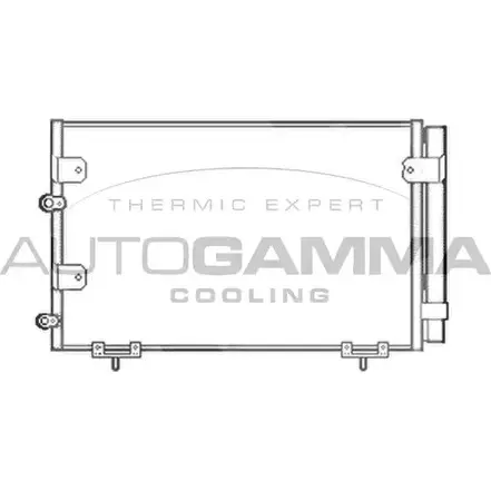 Радиатор кондиционера AUTOGAMMA F3 3W5 21I8P6Q 103859 3851023