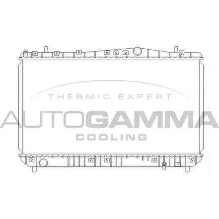Радиатор охлаждения двигателя AUTOGAMMA 103905 3851058 VRIEFAN SVSZ 8 изображение 0