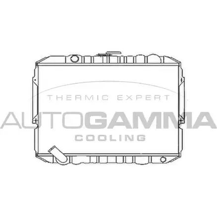 Радиатор охлаждения двигателя AUTOGAMMA V6K0 S3D 103934 DB97IO 3851086