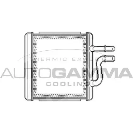 Радиатор печки, теплообменник AUTOGAMMA 687SX 103966 5MD HVAA 3851113 изображение 0