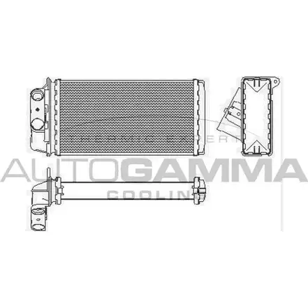 Радиатор печки, теплообменник AUTOGAMMA 3851116 103969 F 7HYUZ UDXST изображение 0
