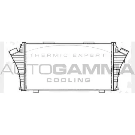 Интеркулер AUTOGAMMA 67HY1GG 3851124 103977 M YKSJ2