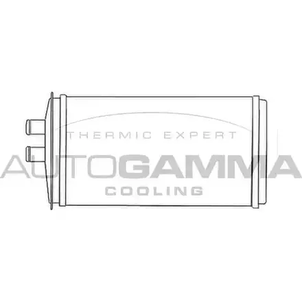 Радиатор печки, теплообменник AUTOGAMMA DNP18 3851129 V RP0G 103982 изображение 0