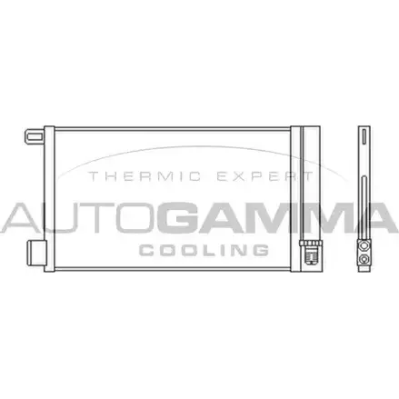 Радиатор кондиционера AUTOGAMMA 3851136 NSD MC QMUTUA 103989 изображение 0