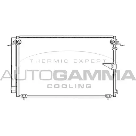 Радиатор кондиционера AUTOGAMMA NT 0AZ3D 3851162 104015 RJTP9