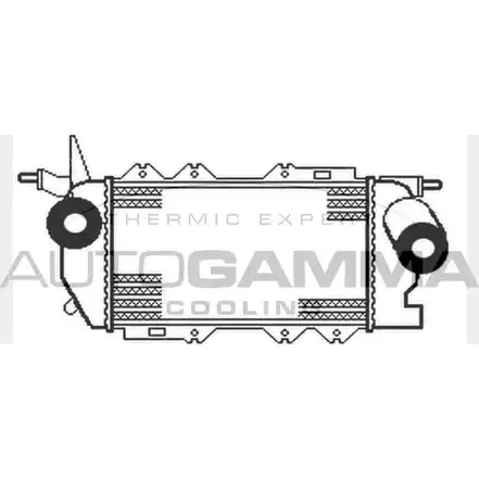 Интеркулер AUTOGAMMA H8M5R 104045 3851193 CT1HT C изображение 0