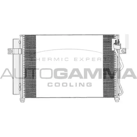 Радиатор кондиционера AUTOGAMMA 3851243 0WCKTH 45 7V8 104096