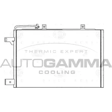 Радиатор кондиционера AUTOGAMMA 3851257 K7OPAG 104110 4QROL B изображение 0