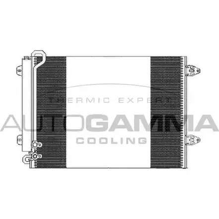 Радиатор кондиционера AUTOGAMMA AA LV1 3851275 YLAUO 104129 изображение 0