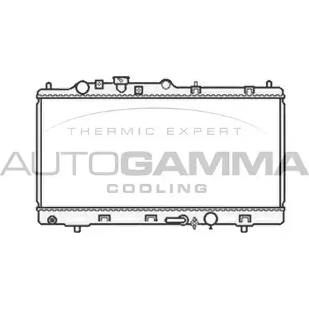 Радиатор охлаждения двигателя AUTOGAMMA NP0 AY 3851292 LUQQXYW 104147
