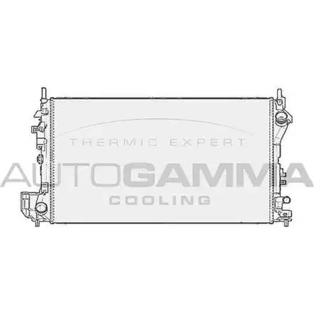Радиатор охлаждения двигателя AUTOGAMMA RKONZ9 104184 A UKAYUI 3851329
