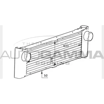 Интеркулер AUTOGAMMA 5M60FLN 3851462 5 TGVR0 104322 изображение 0
