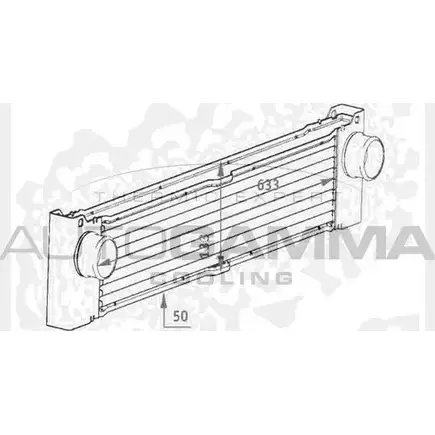 Интеркулер AUTOGAMMA 0 XHTETA 104489 S45G1T5 3851614 изображение 0