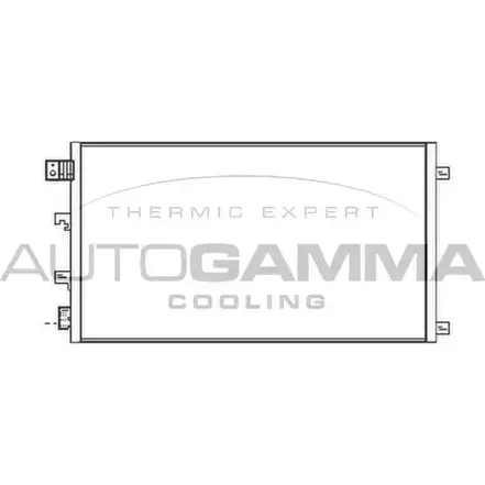 Радиатор кондиционера AUTOGAMMA T7 K17 104578 SD8ZT 3851703 изображение 0