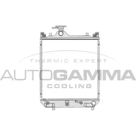 Радиатор охлаждения двигателя AUTOGAMMA 3SGFKX 3851828 104709 JWOS78 P изображение 0