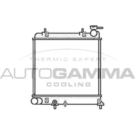 Радиатор охлаждения двигателя AUTOGAMMA UJW1N0 104826 J 0BWQF8 3851923 изображение 0