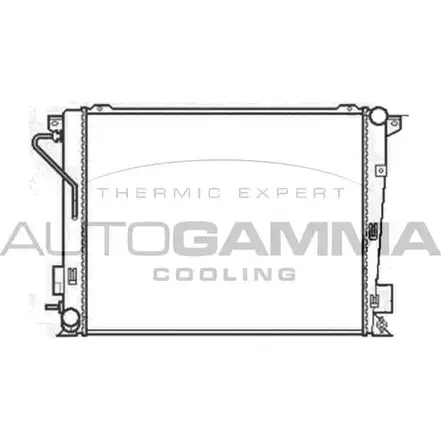 Радиатор охлаждения двигателя AUTOGAMMA 104832 BH7158Y HTP2 VM 3851929 изображение 0