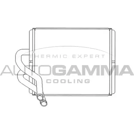 Радиатор печки, теплообменник AUTOGAMMA 35QIJVV 3851972 104877 F R2VE изображение 0