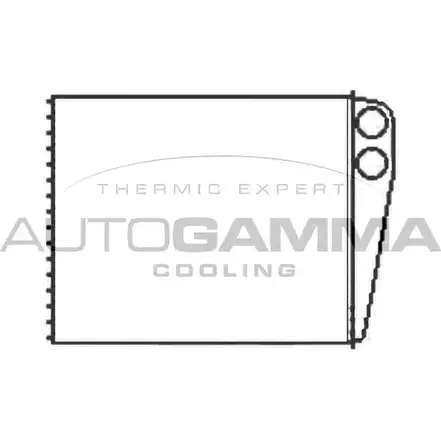 Радиатор печки, теплообменник AUTOGAMMA 104880 SE05V 3851975 PR2S OZ1 изображение 0