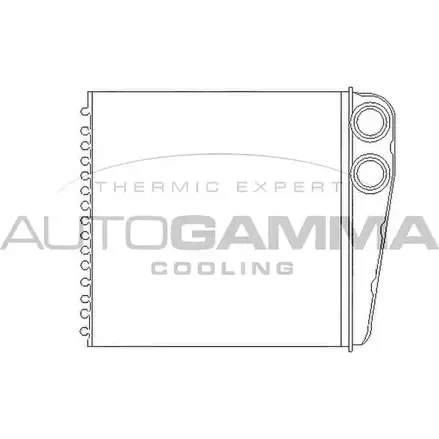 Радиатор печки, теплообменник AUTOGAMMA 104886 3851979 V7PTHR A J3GEL